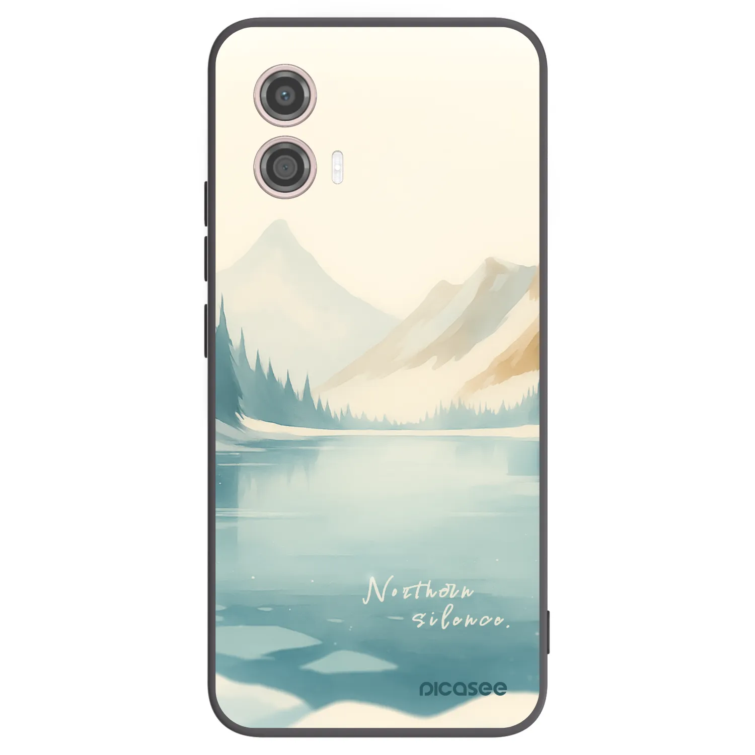 Picasee silikonski črni ovitek za Motorola Moto G53 5G - NOTHERN SILENCE