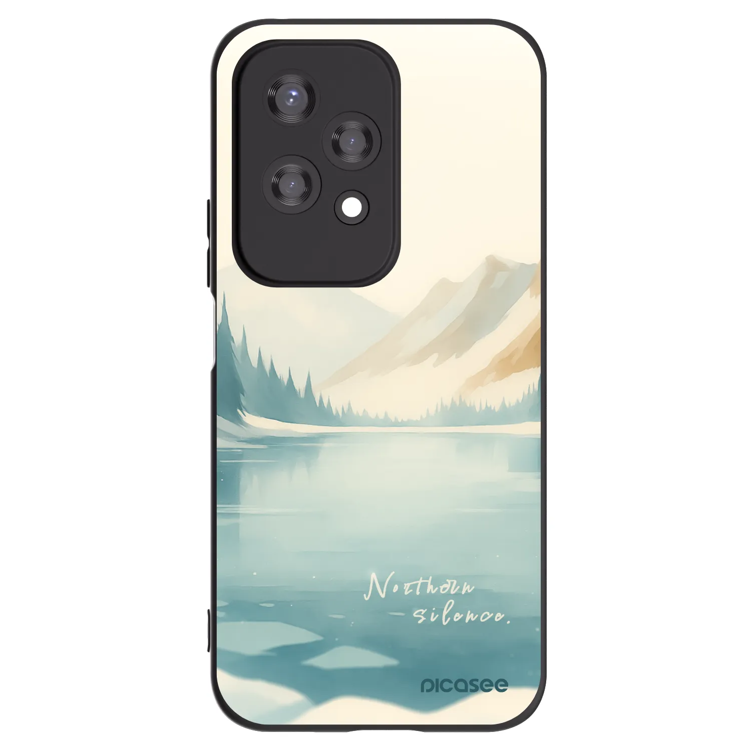 Picasee silikonski črni ovitek za Honor 200 Lite - NOTHERN SILENCE