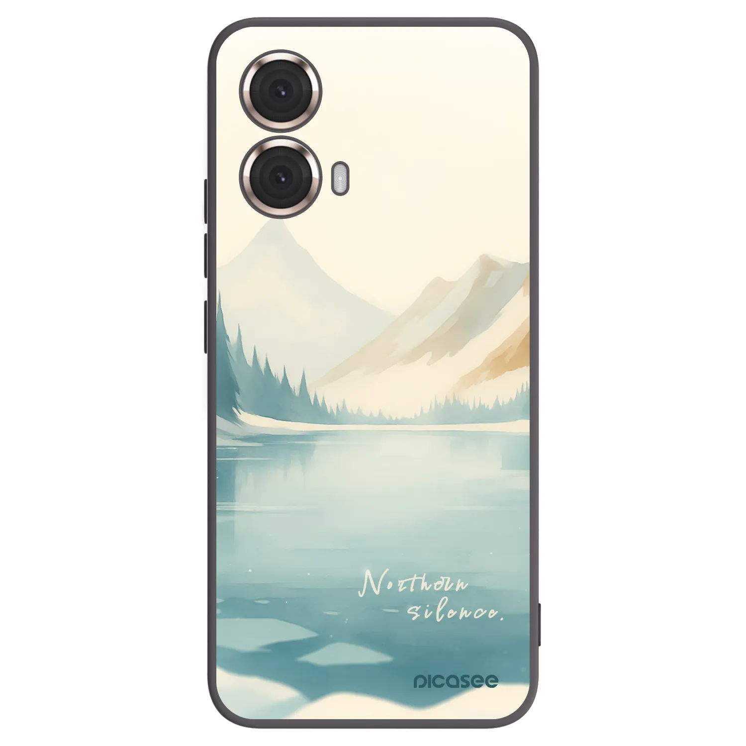Picasee silikonski črni ovitek za Motorola Moto G85 - NOTHERN SILENCE