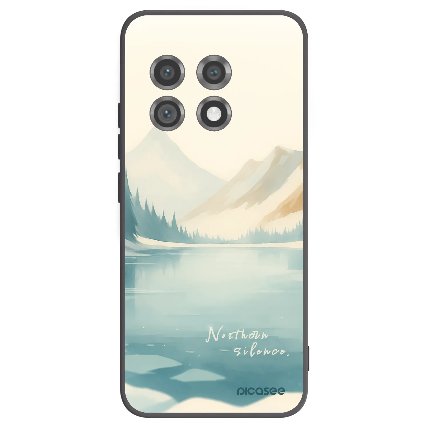 Picasee silikonski črni ovitek za OnePlus 11 5G - NOTHERN SILENCE