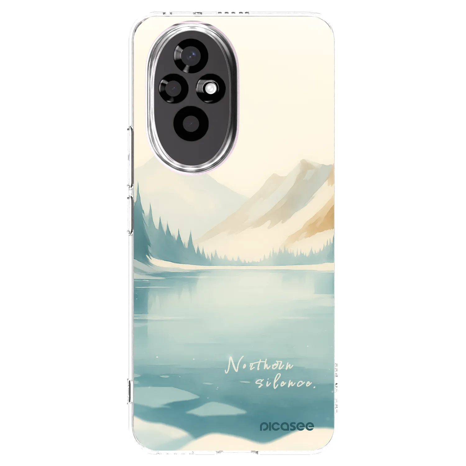 Picasee silikonski prozorni ovitek za Honor 200 Pro 5G - NOTHERN SILENCE