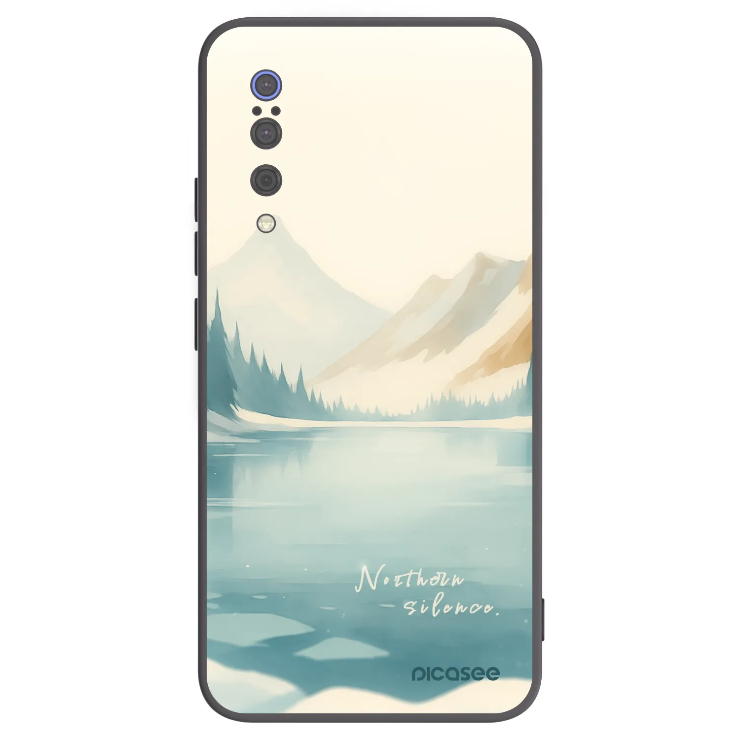 Picasee silikonski črni ovitek za Xiaomi Mi 9 - NOTHERN SILENCE