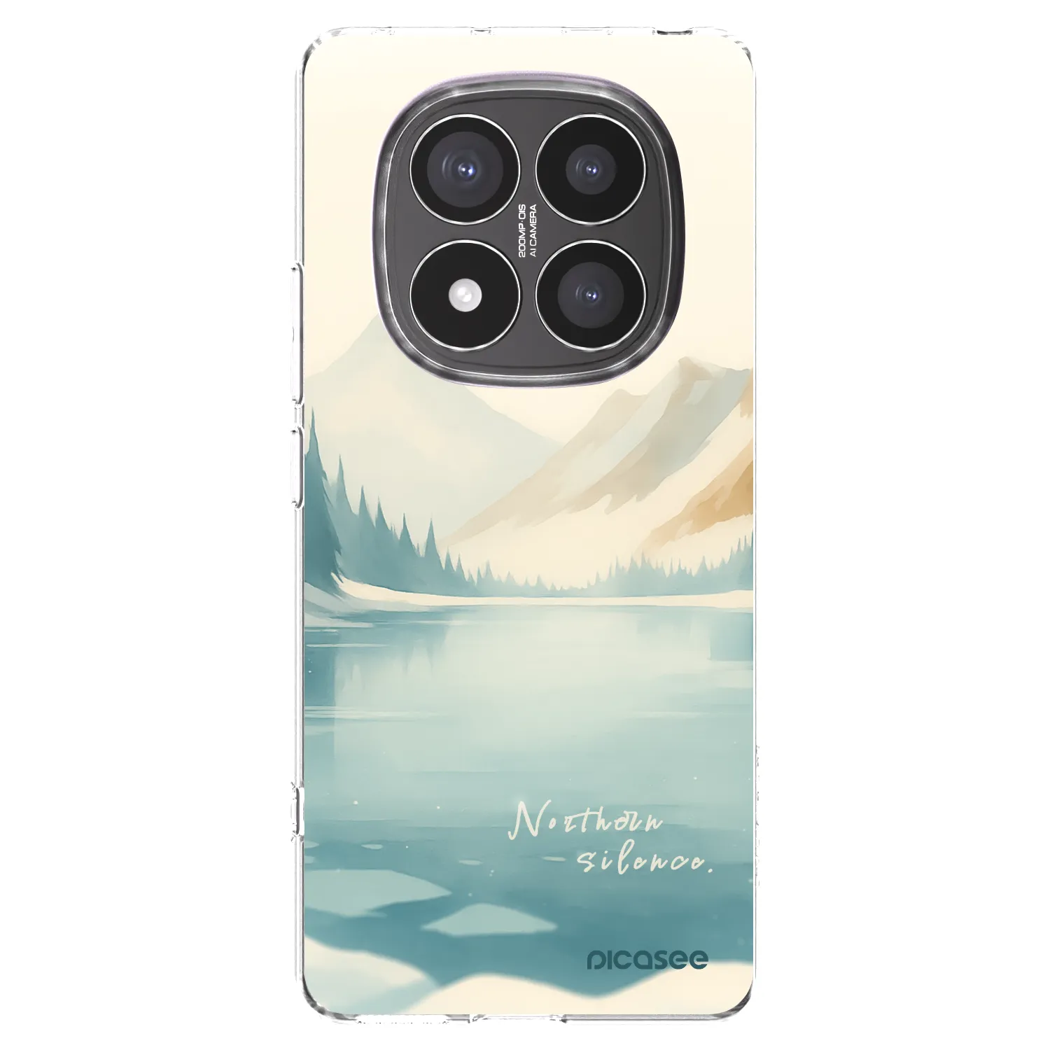 Picasee silikonski prozorni ovitek za Xiaomi Redmi Note 14 Pro+ 5G - NOTHERN SILENCE