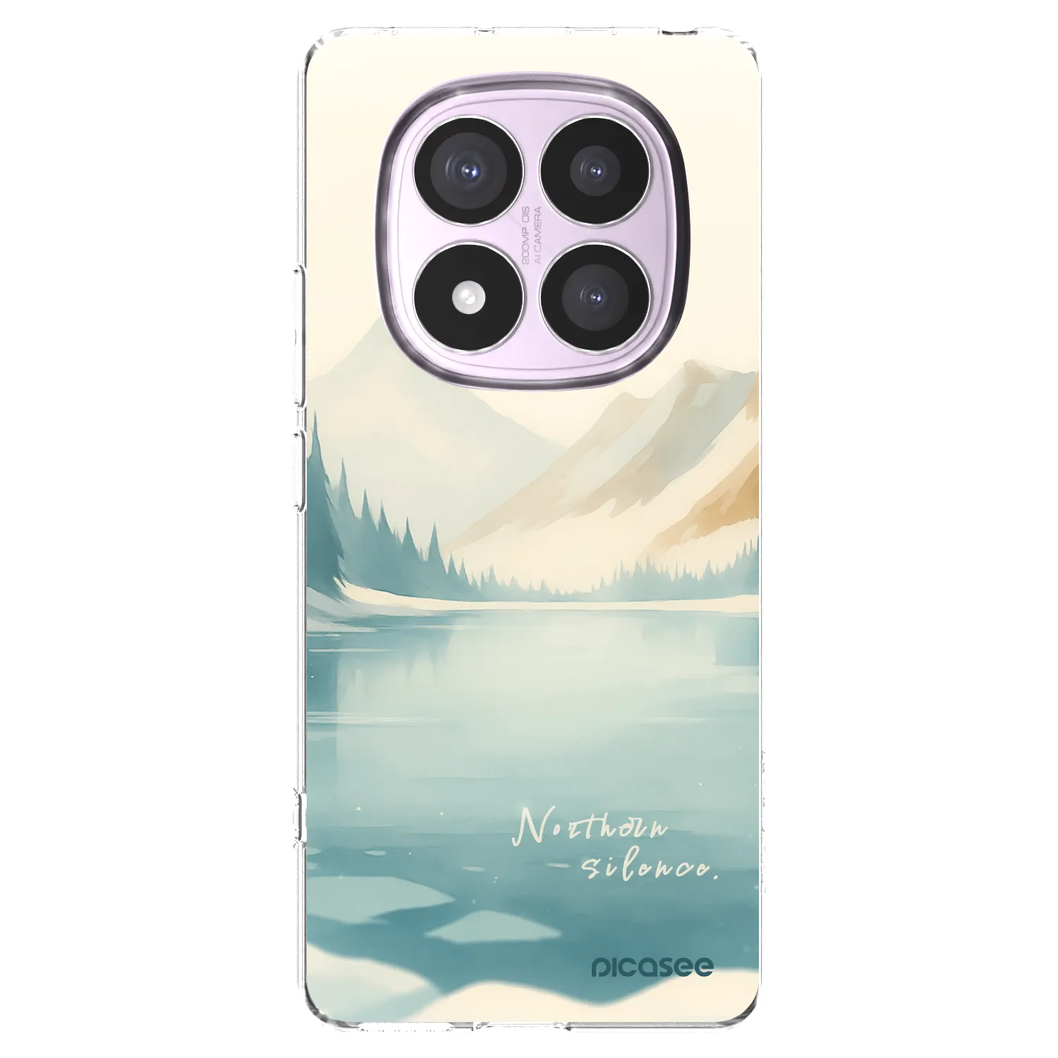 Picasee silikonski prozorni ovitek za Xiaomi Redmi Note 14 Pro 5G - NOTHERN SILENCE