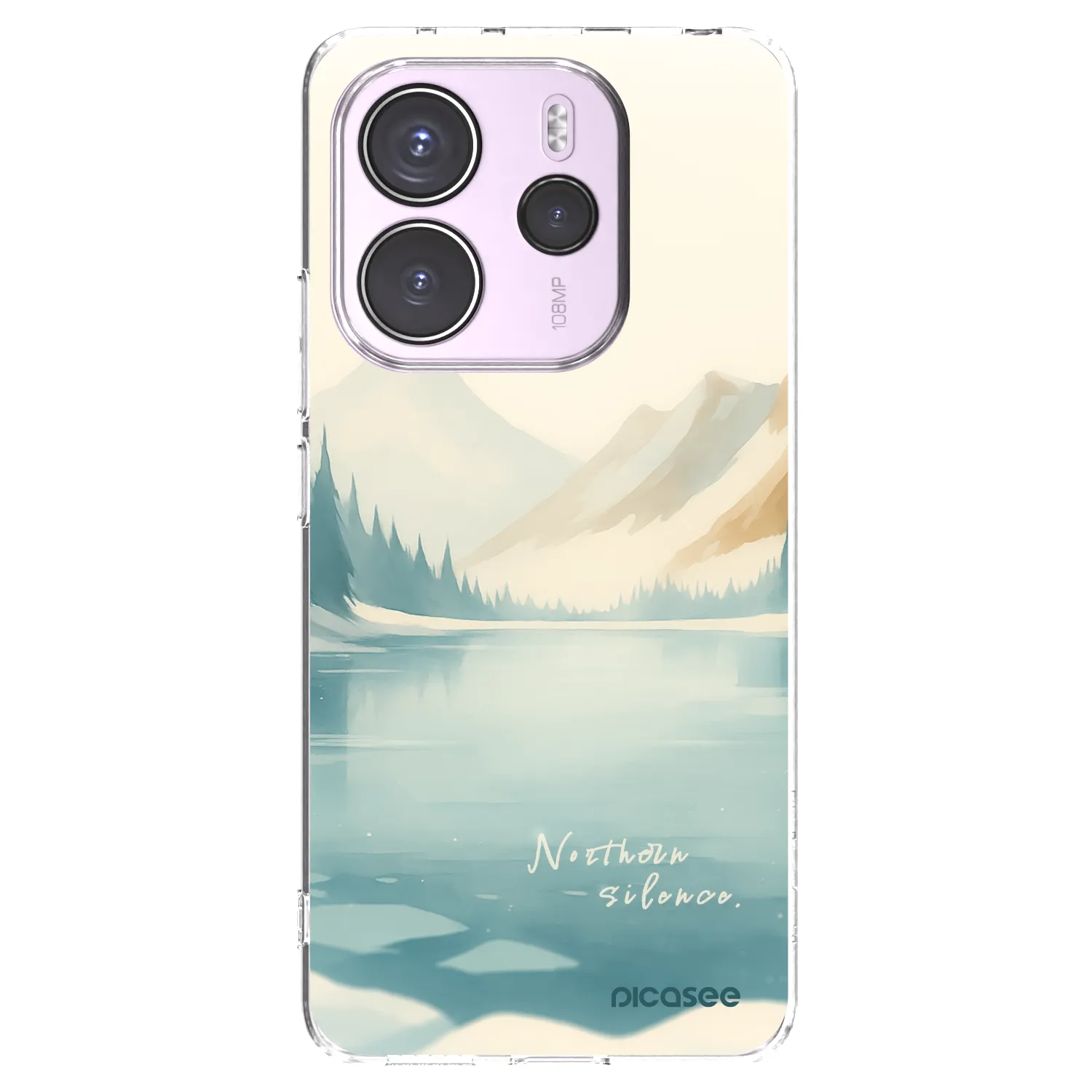 Picasee silikonski prozorni ovitek za Xiaomi Redmi Note 14 4G - NOTHERN SILENCE
