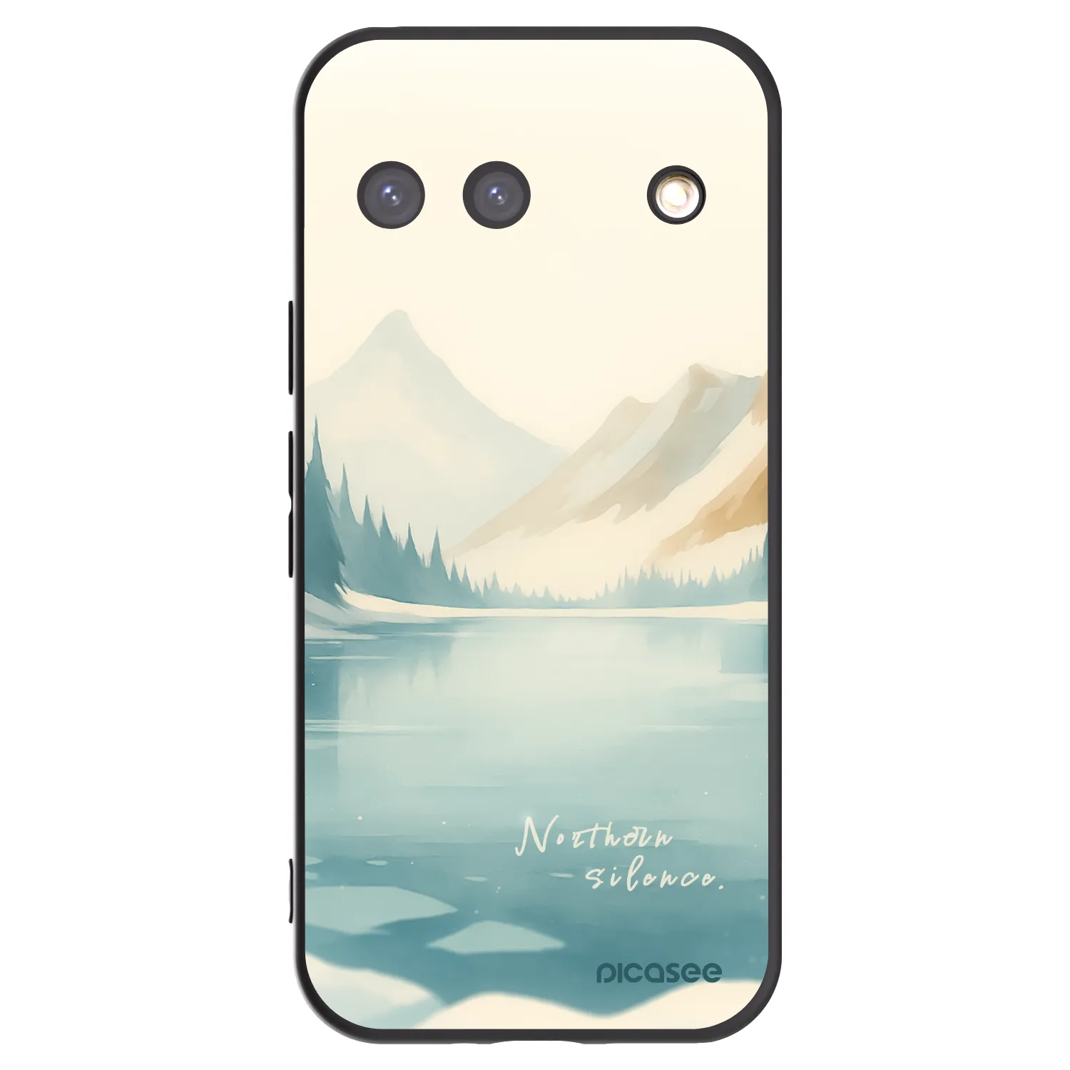 Picasee silikonski črni ovitek za Google Pixel 9 - NOTHERN SILENCE