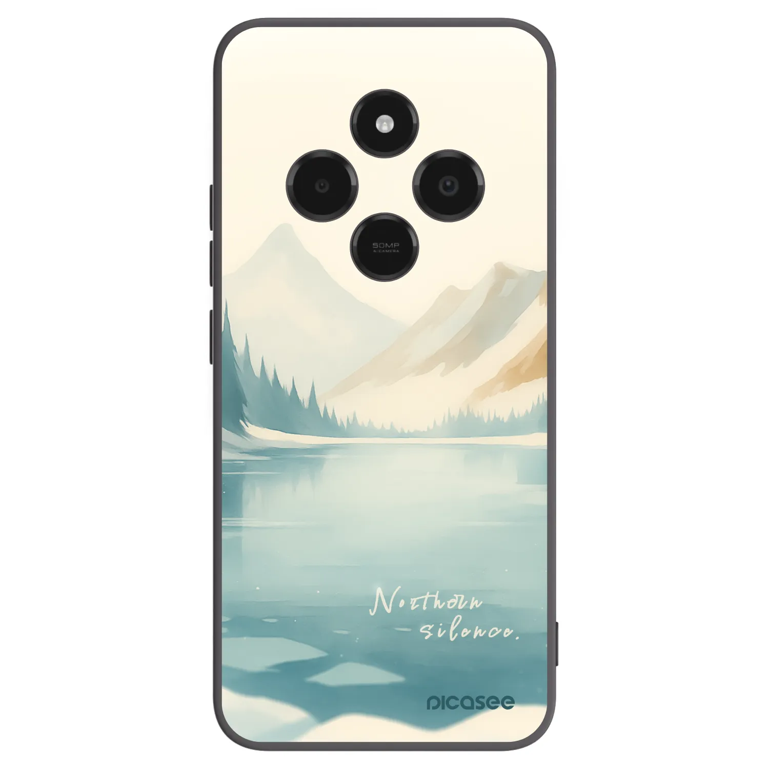 Picasee silikonski črni ovitek za Xiaomi Poco C75 - NOTHERN SILENCE
