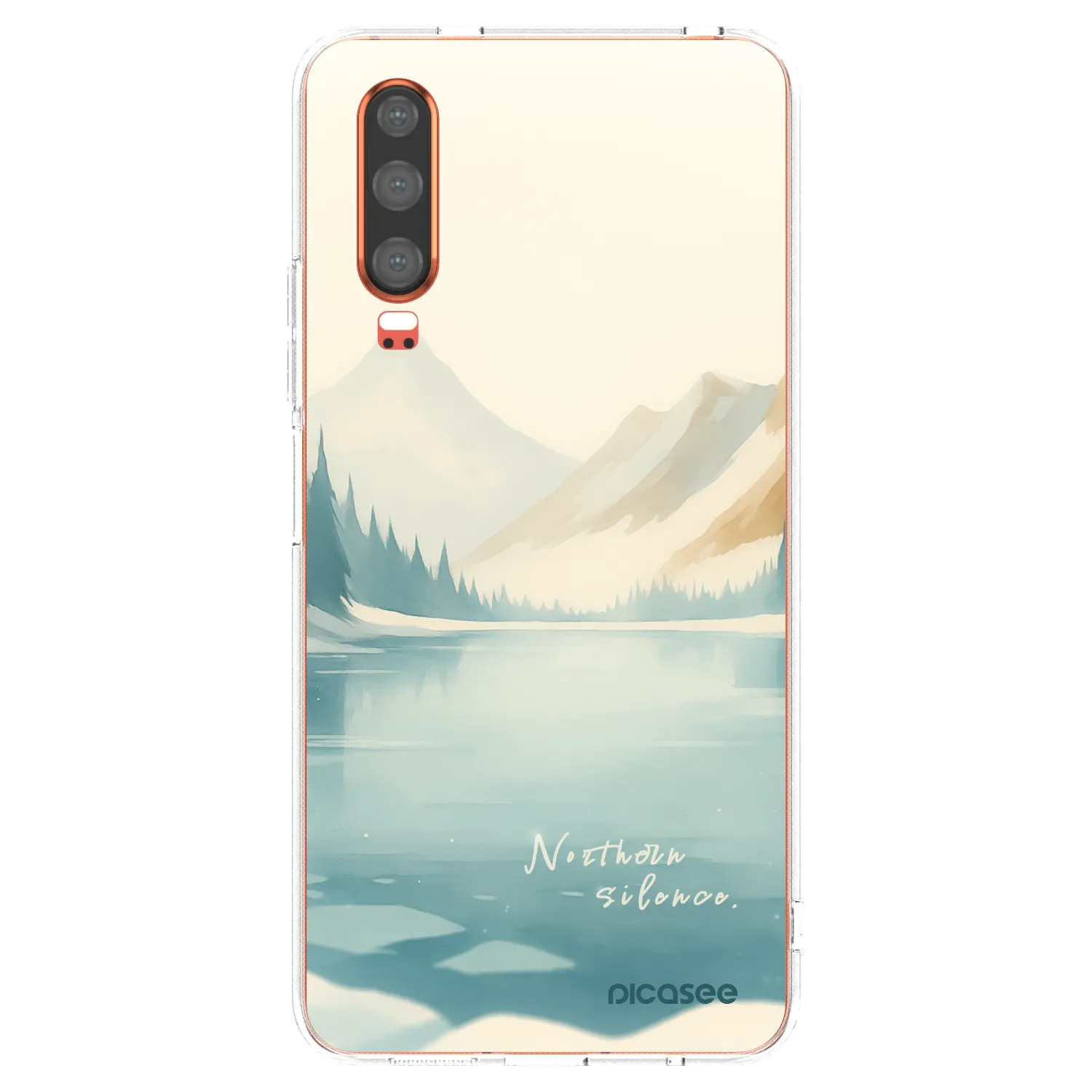 Picasee silikonski prozorni ovitek za Huawei P30 - NOTHERN SILENCE