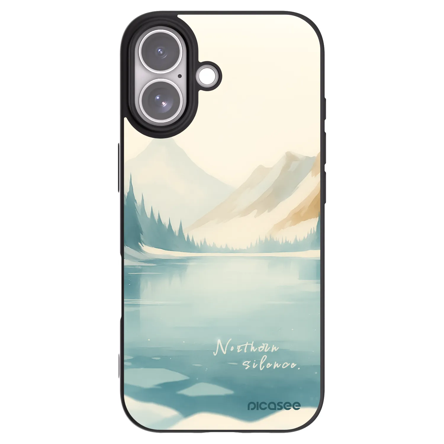 Picasee silikonski črni ovitek za Apple iPhone 17 - NOTHERN SILENCE