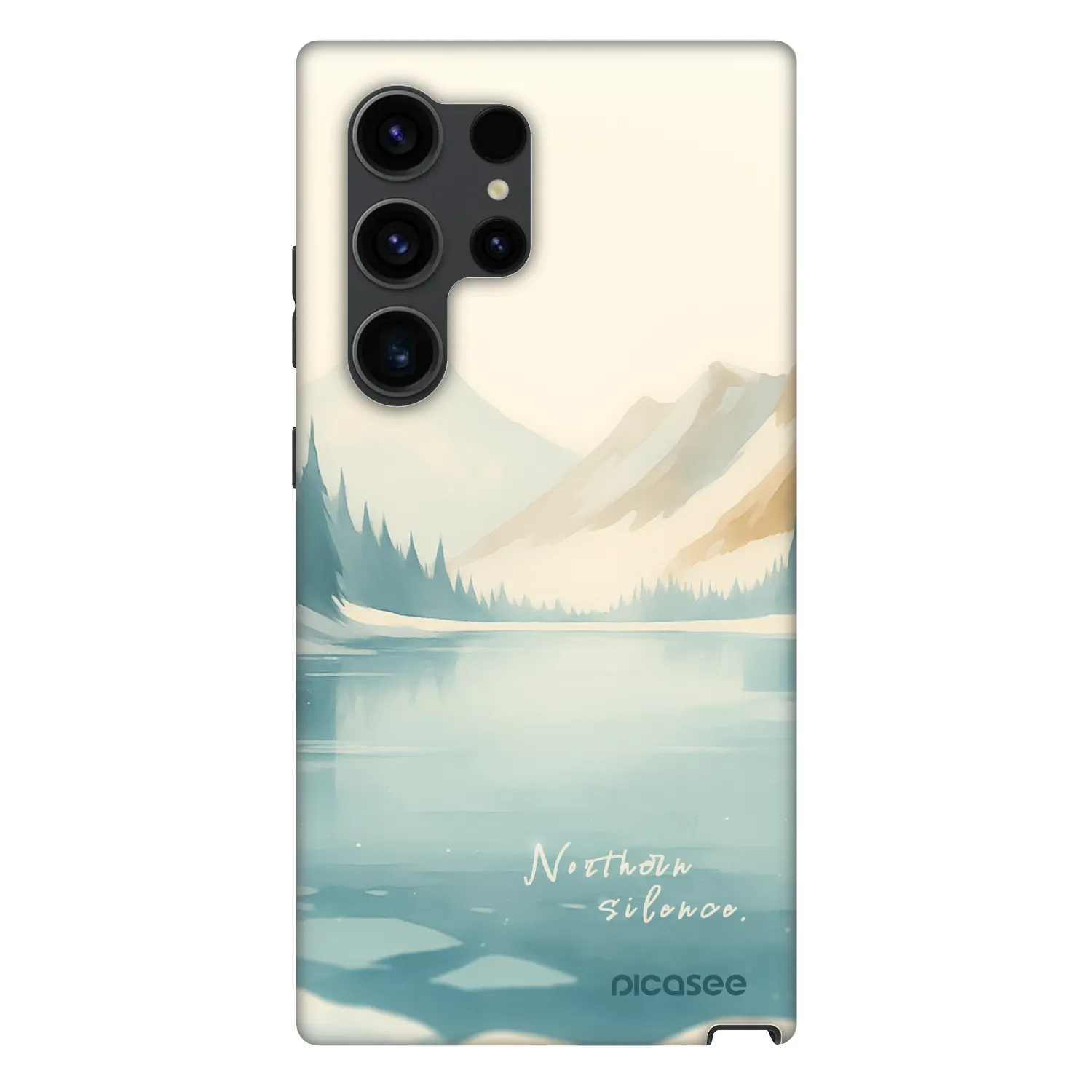 Picasee Fashion Case PowerShare pro Samsung Galaxy S24 Ultra S928B 5G - NOTHERN SILENCE