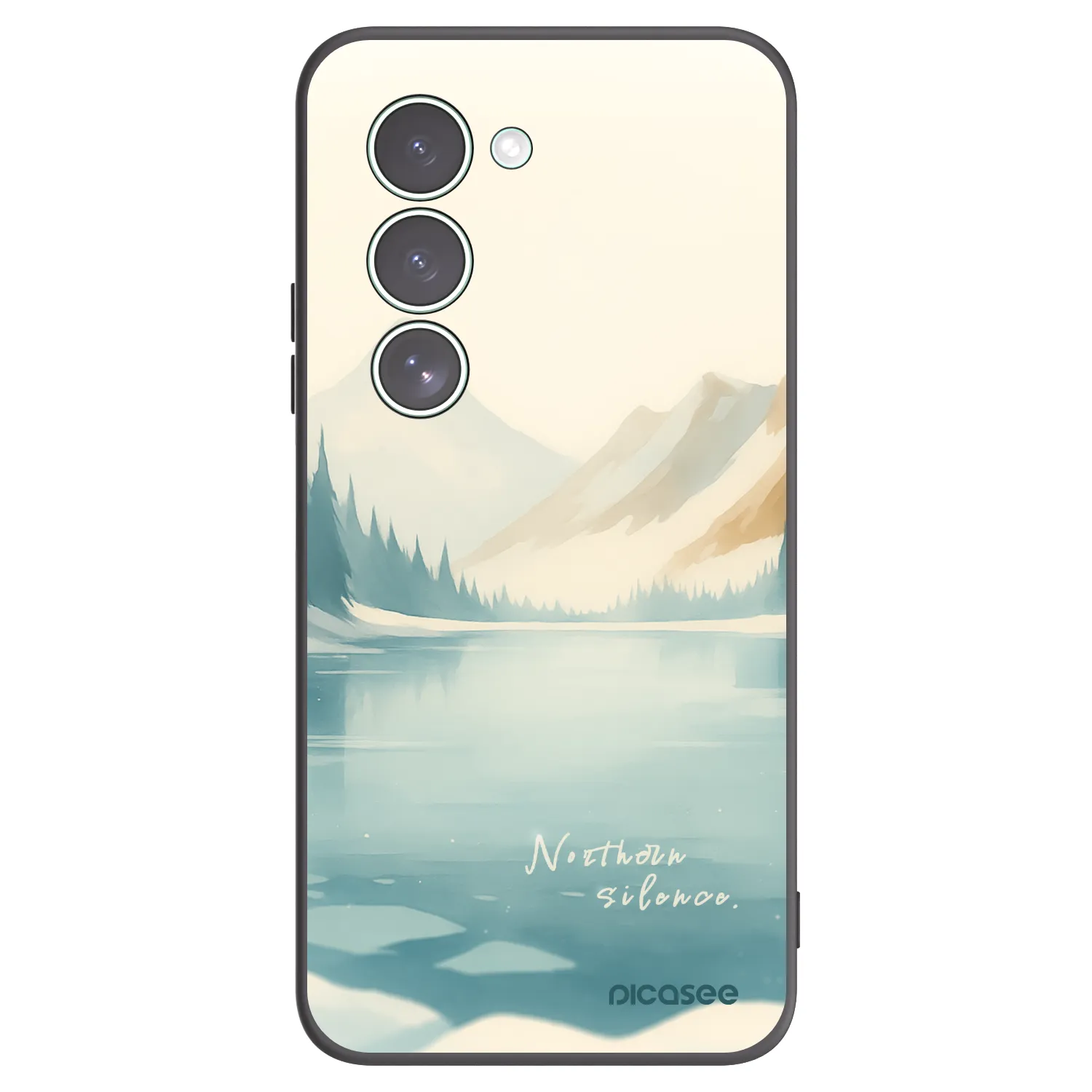 Picasee silikonski črni ovitek za Xiaomi Redmi 15 5G - NOTHERN SILENCE