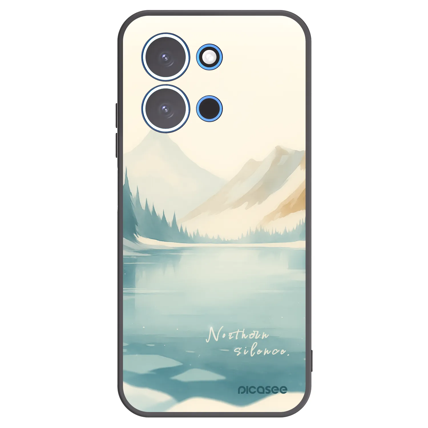 Picasee silikonski črni ovitek za Xiaomi Redmi 15C 4G - NOTHERN SILENCE
