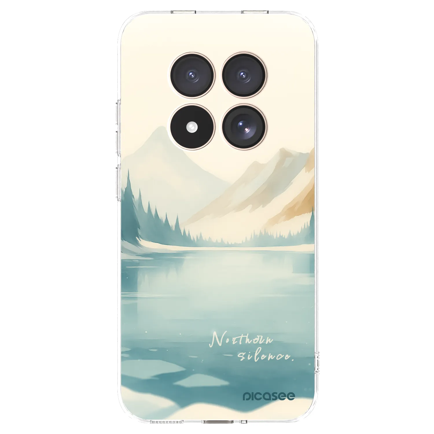 Picasee silikonski prozorni ovitek za Xiaomi Redmi Note 15 Pro 4G - NOTHERN SILENCE