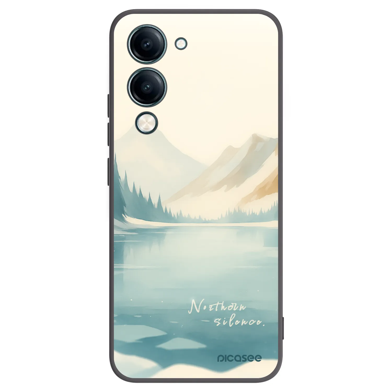 Picasee silikonski črni ovitek za Vivo Y29s 5G - NOTHERN SILENCE