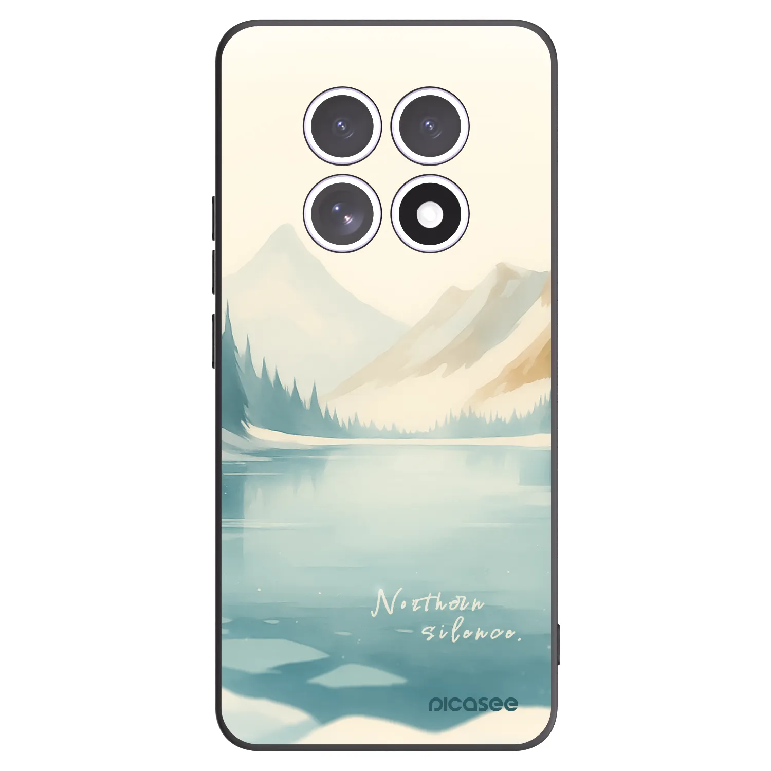 Picasee silikonski črni ovitek za Xiaomi Redmi Note 15 - NOTHERN SILENCE