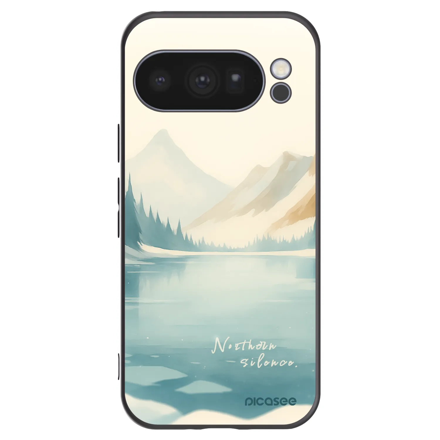 Picasee silikonski črni ovitek za Google Pixel 10 Pro - NOTHERN SILENCE