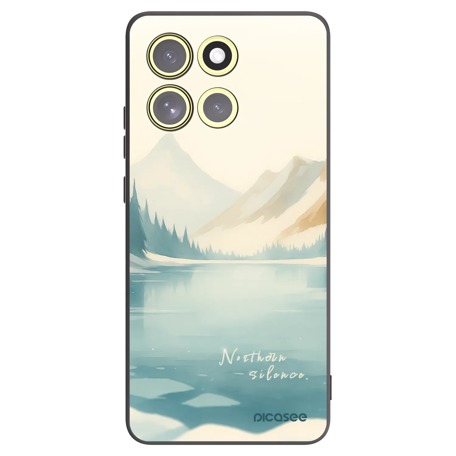 Picasee silikonski črni ovitek za Motorola Moto G86 Power 5G - NOTHERN SILENCE
