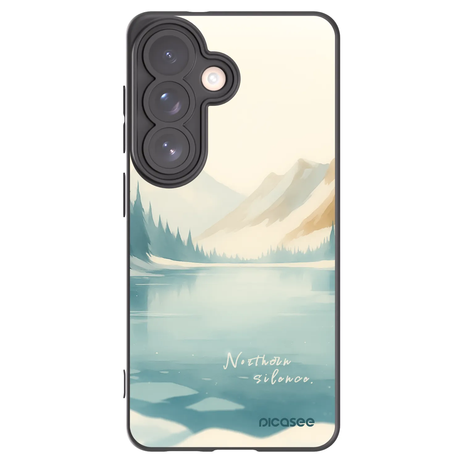 Picasee silikonski črni ovitek za Samsung Galaxy S26 - NOTHERN SILENCE