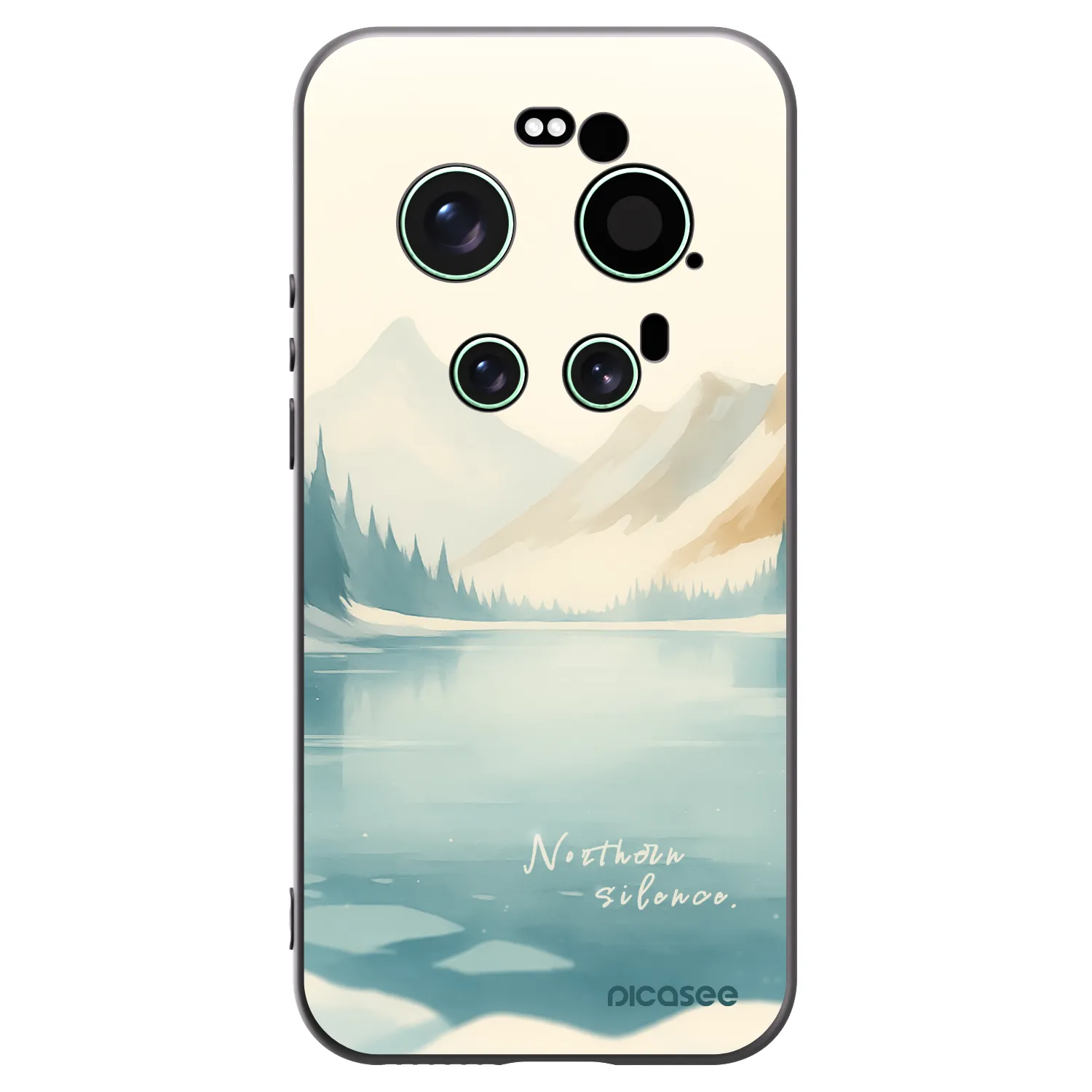Picasee silikonski črni ovitek za Xiaomi 17 Ultra - NOTHERN SILENCE