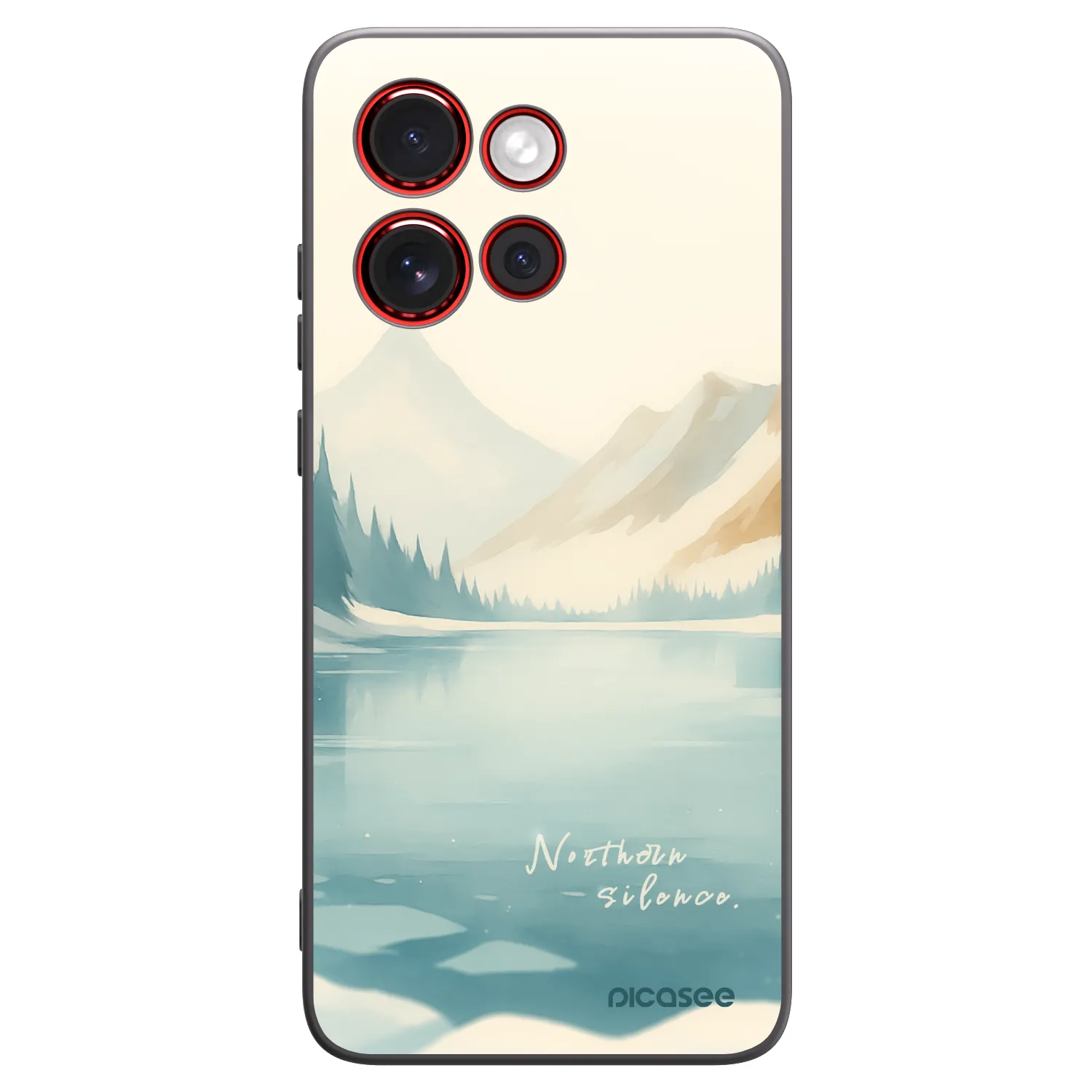 Picasee silikonski črni ovitek za Motorola Edge 60 Neo 5G - NOTHERN SILENCE