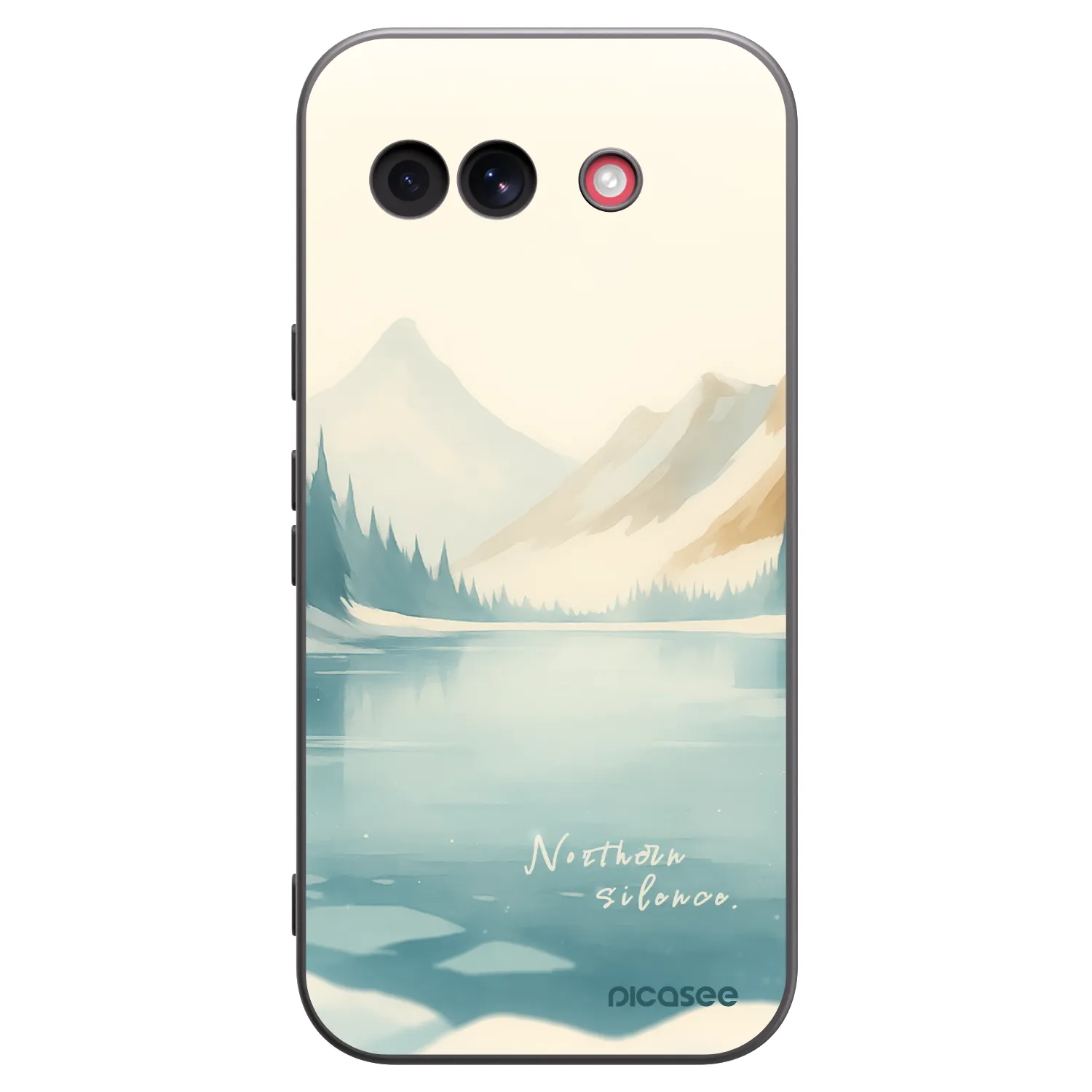 Picasee silikonski črni ovitek za Google Pixel 10a - NOTHERN SILENCE