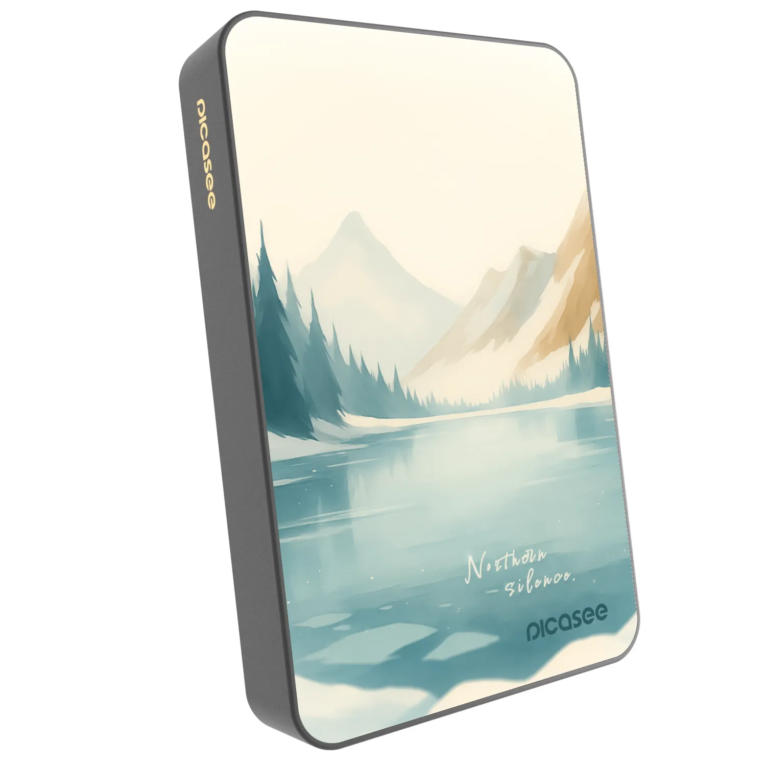 Picasee Prenosna baterija z MagSafe 10 000 mAh Siva - NOTHERN SILENCE