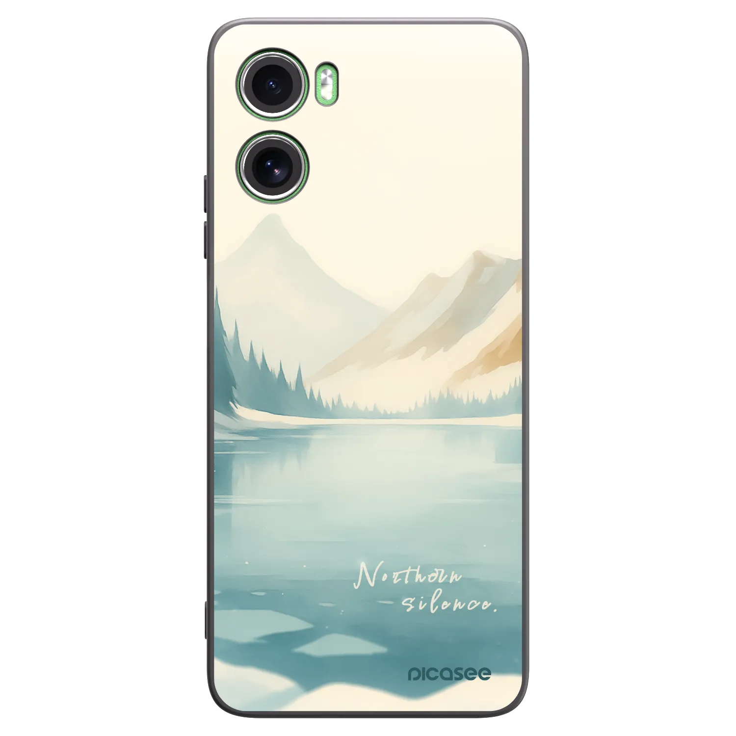 Picasee silikonski črni ovitek za Motorola Moto G06 - NOTHERN SILENCE
