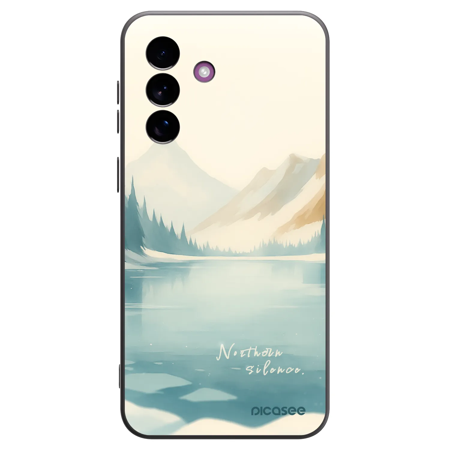 Picasee silikonski črni ovitek za Samsung Galaxy A37 - NOTHERN SILENCE