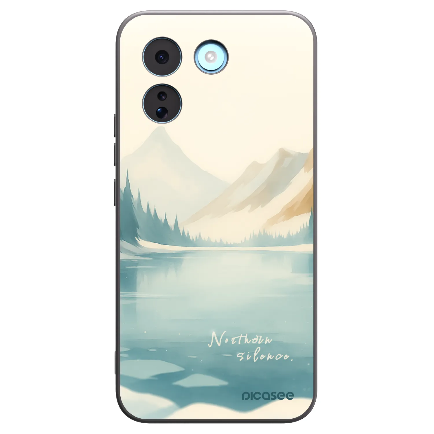 Picasee silikonski črni ovitek za Xiaomi Redmi Note 17 Pro MAX 5G - NOTHERN SILENCE