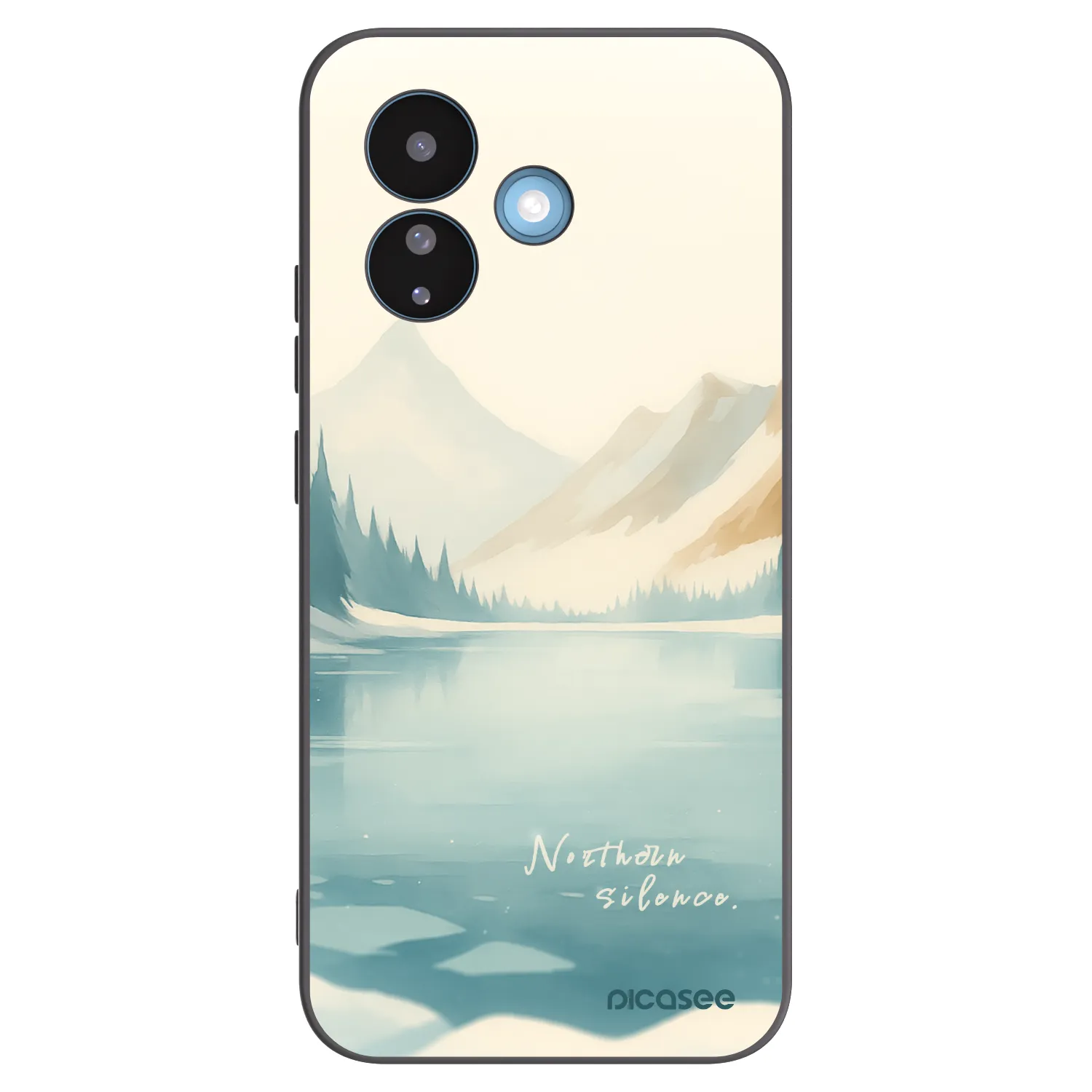 Picasee silikonski črni ovitek za Xiaomi Redmi Note 17 Pro 5G - NOTHERN SILENCE