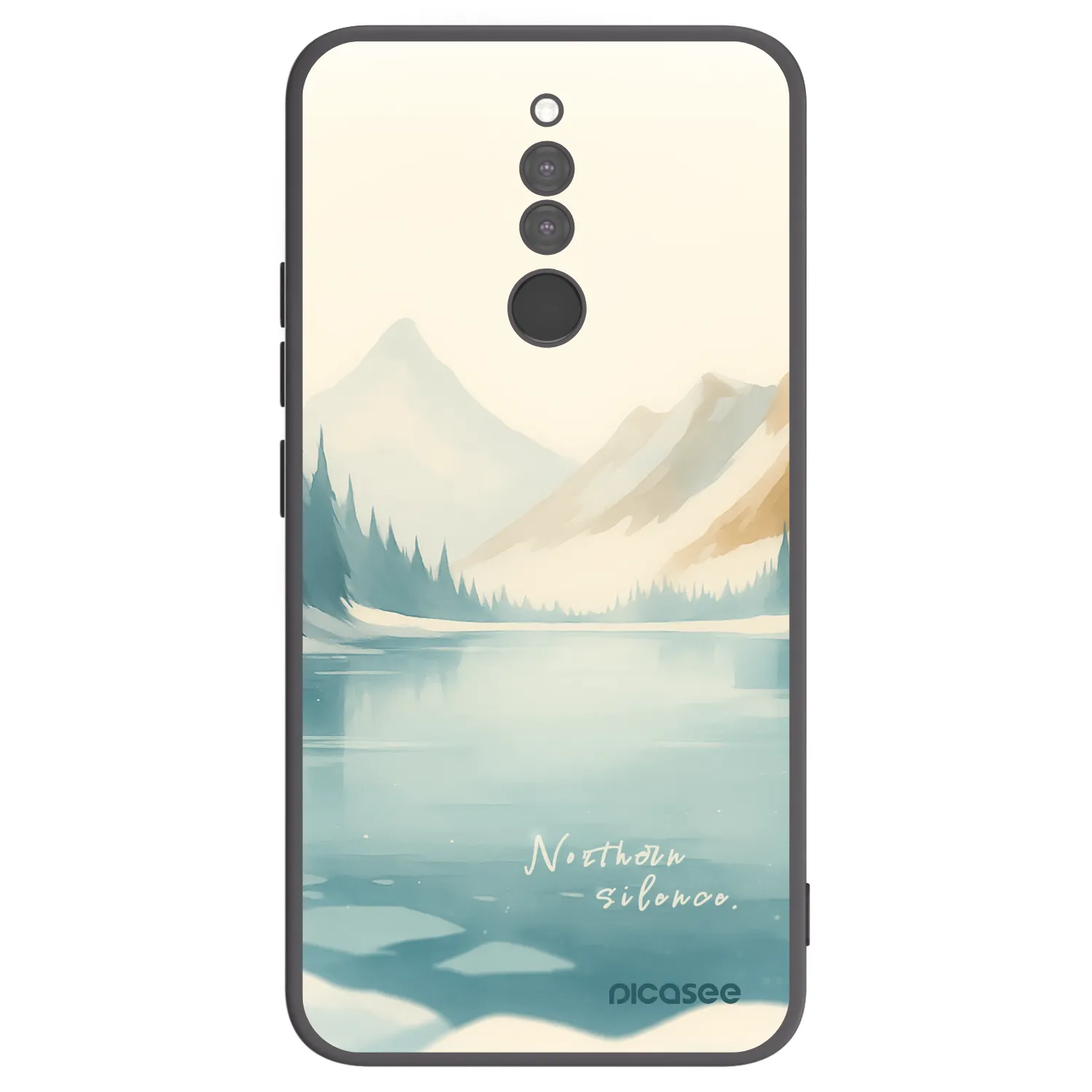 Picasee silikonski črni ovitek za Xiaomi Redmi 8 - NOTHERN SILENCE