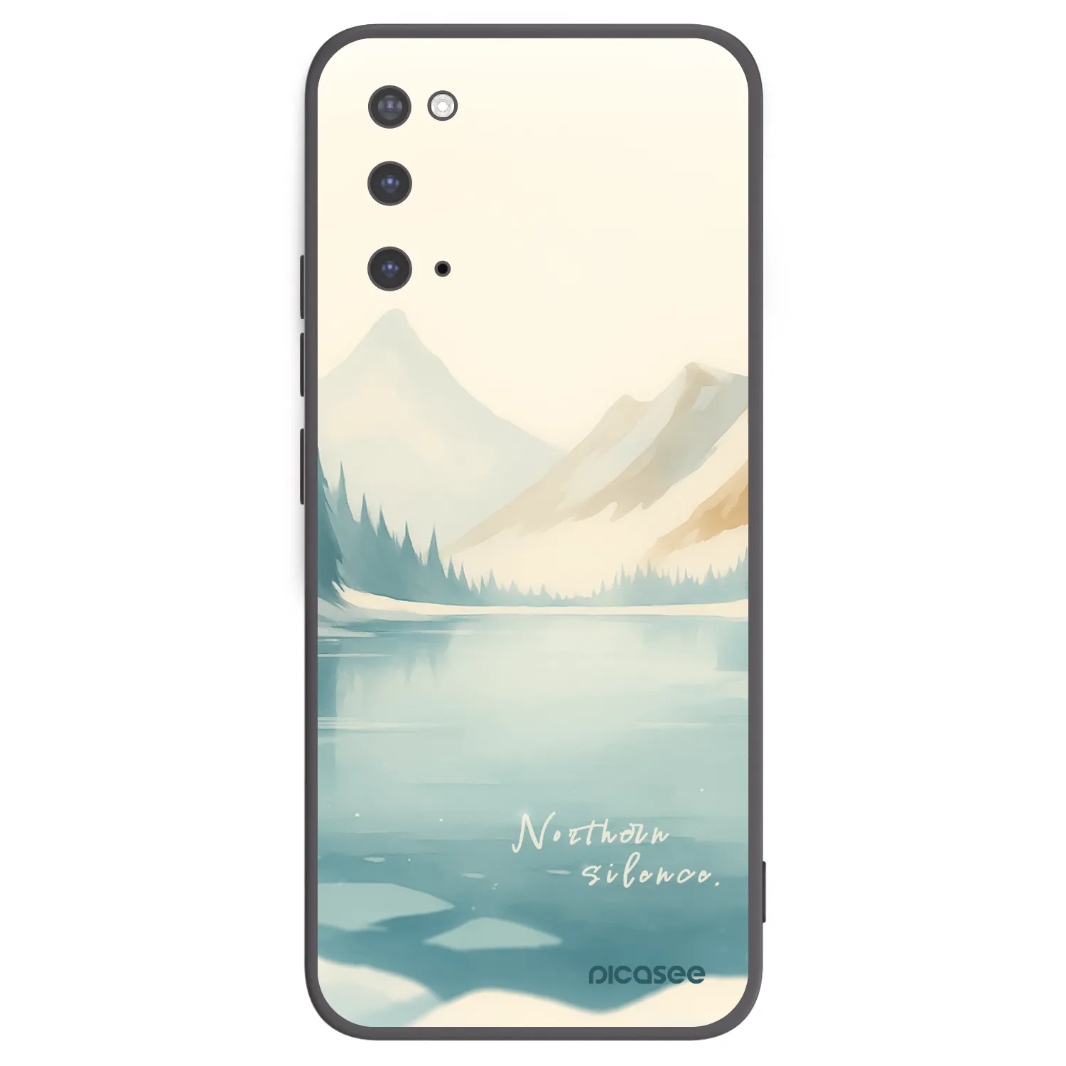 Picasee silikonski črni ovitek za Samsung Galaxy S20 G980F - NOTHERN SILENCE