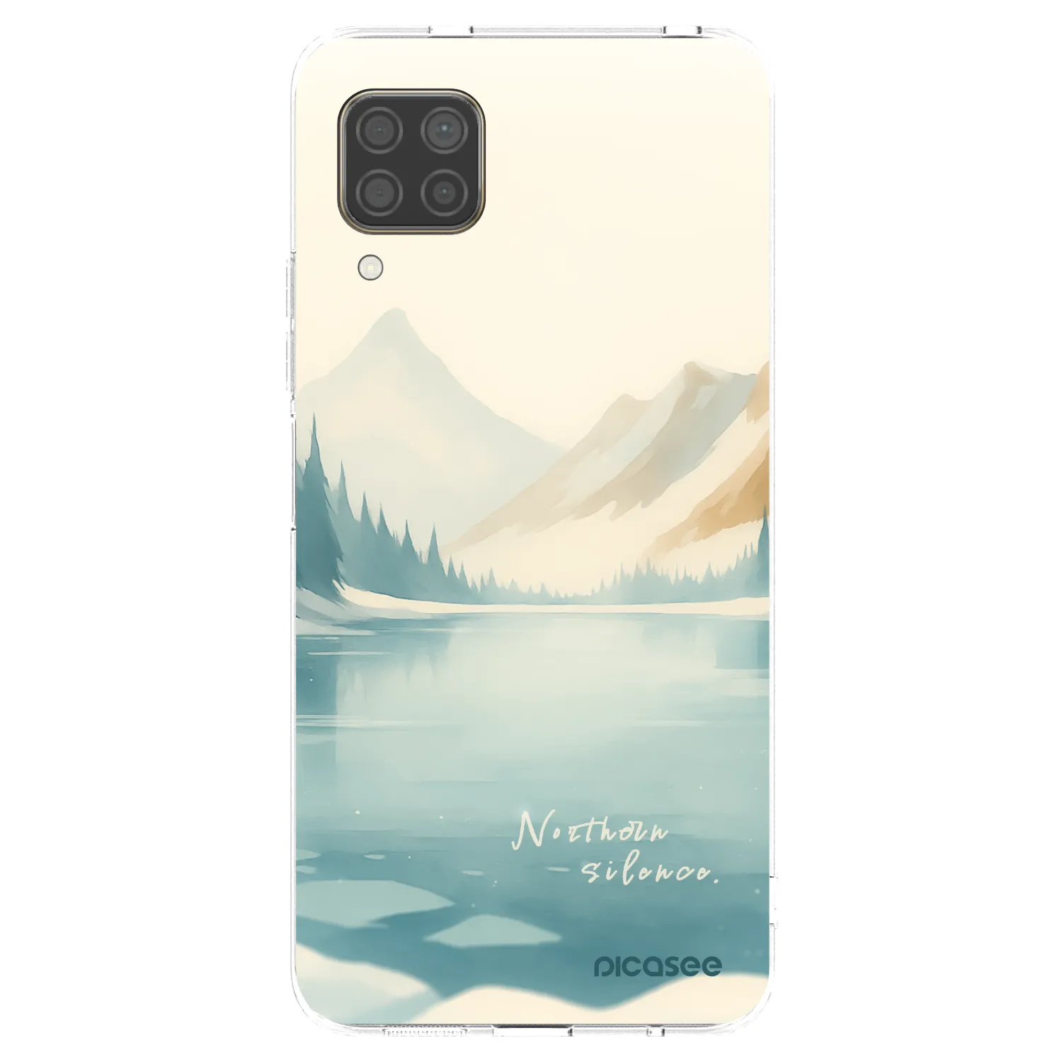 Picasee silikonski prozorni ovitek za Huawei P40 Lite - NOTHERN SILENCE