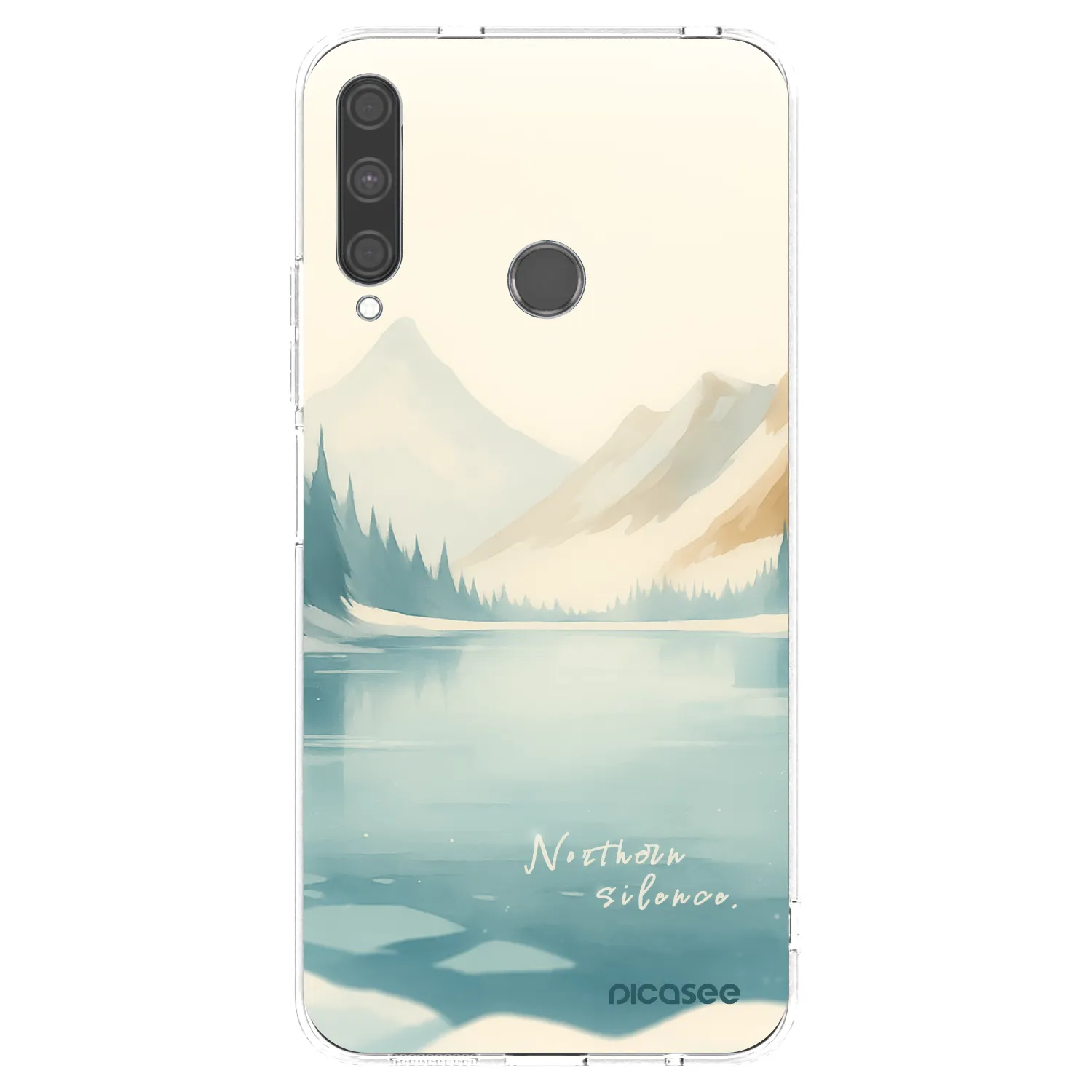 Picasee silikonski prozorni ovitek za Huawei P40 Lite E - NOTHERN SILENCE