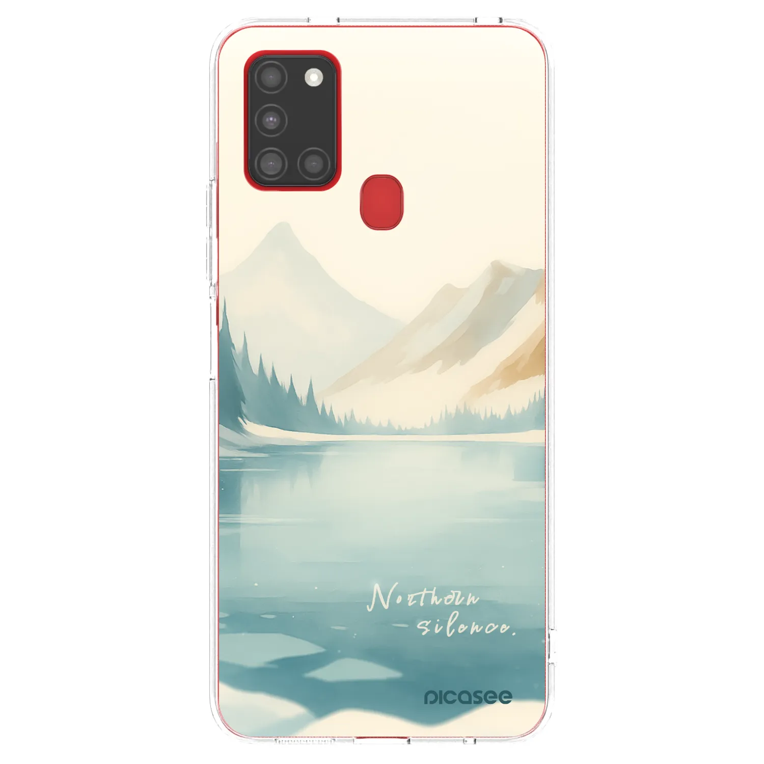 Picasee silikonski prozorni ovitek za Samsung Galaxy A21s - NOTHERN SILENCE