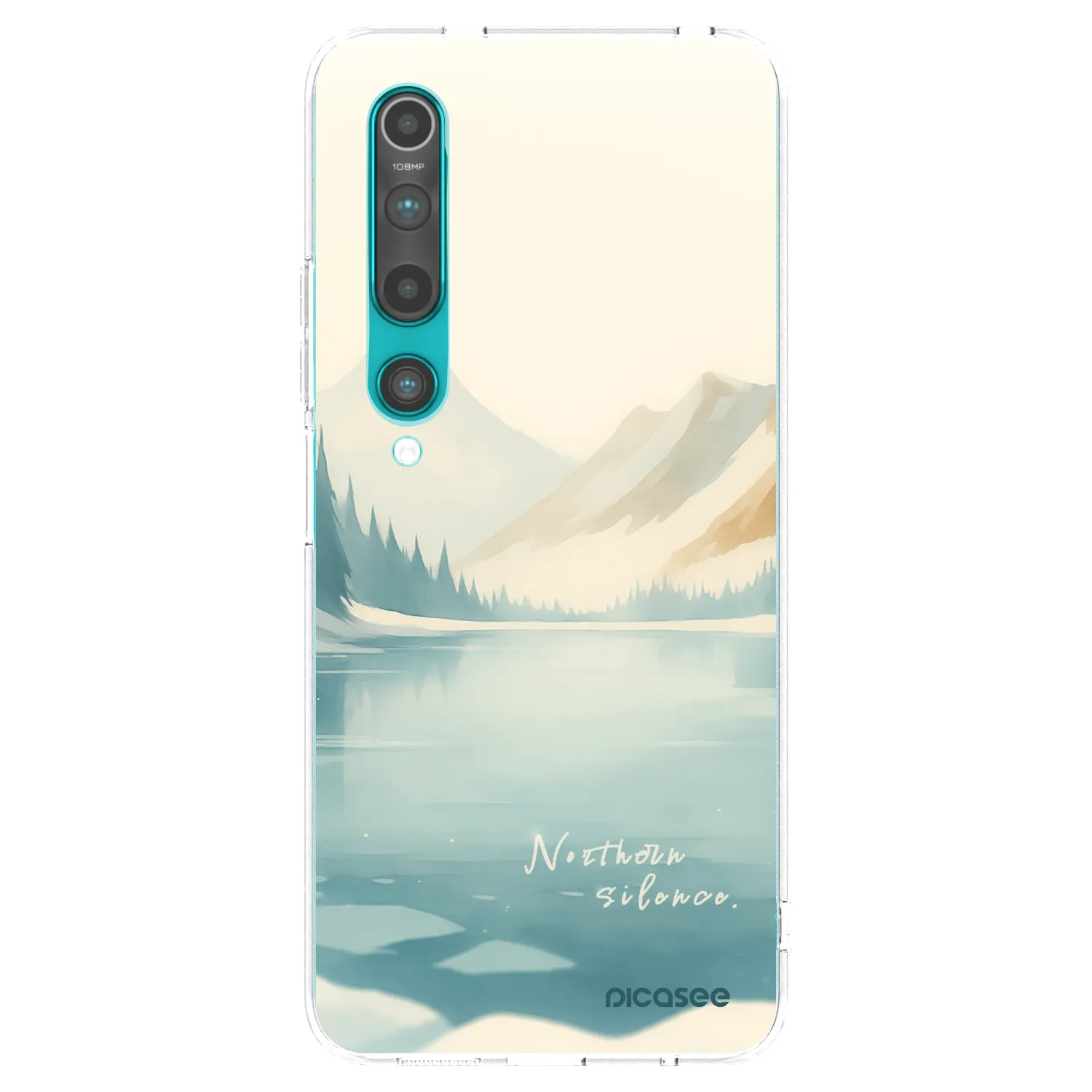 Picasee silikonski prozorni ovitek za Xiaomi Mi 10 - NOTHERN SILENCE