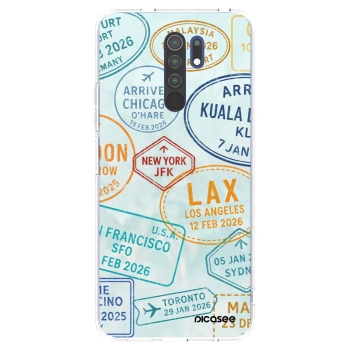 Picasee silikonski prozorni ovitek za Xiaomi Redmi 9 - PASSPORT EDITION