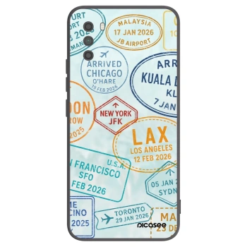 Picasee silikonski črni ovitek za Xiaomi Poco M3 - PASSPORT EDITION