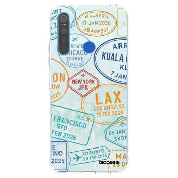 Picasee silikonski prozorni ovitek za Realme 5 - PASSPORT EDITION