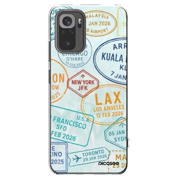 Picasee silikonski prozorni ovitek za Xiaomi Redmi Note 10S - PASSPORT EDITION