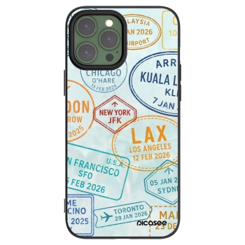 Picasee silikonski črni ovitek za Apple iPhone 13 Pro Max - PASSPORT EDITION