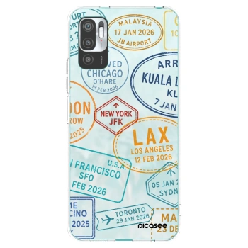 Picasee silikonski prozorni ovitek za Xiaomi Redmi Note 10 5G - PASSPORT EDITION