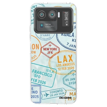 Picasee silikonski prozorni ovitek za Xiaomi Mi 11 Ultra - PASSPORT EDITION