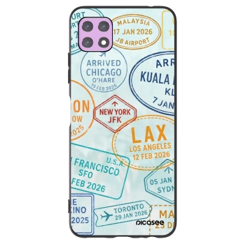 Picasee silikonski črni ovitek za Samsung Galaxy A22 A226B 5G - PASSPORT EDITION