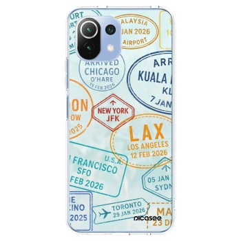 Picasee silikonski prozorni ovitek za Xiaomi 11 Lite 5G NE - PASSPORT EDITION