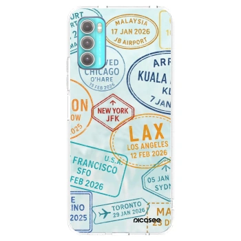 Picasee silikonski prozorni ovitek za Motorola Moto G60 - PASSPORT EDITION