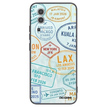 Picasee silikonski črni ovitek za Vivo Y72 5G - PASSPORT EDITION