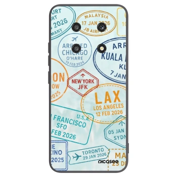 Picasee silikonski črni ovitek za Honor Magic4 Lite 5G - PASSPORT EDITION