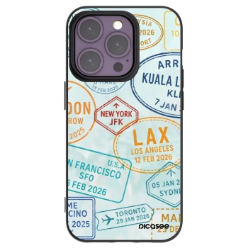 Picasee silikonski črni ovitek za Apple iPhone 14 Pro - PASSPORT EDITION