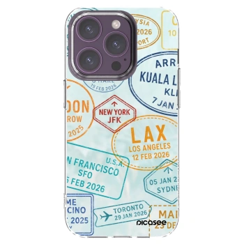 Picasee silikonski prozorni ovitek za Apple iPhone 14 Pro - PASSPORT EDITION